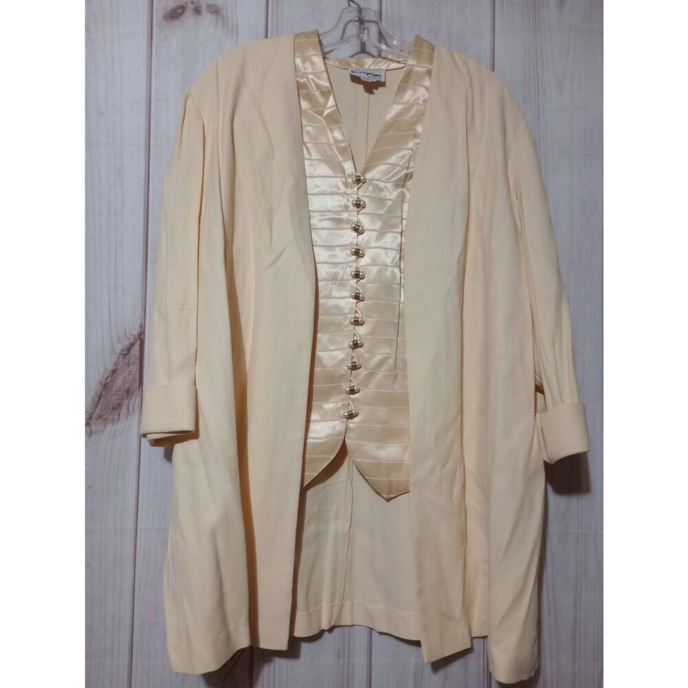 Perception Blazer Ladies 22 Butter Yellow Vintage
